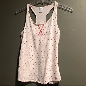 Calvin Klein Cherry Patterned Racer Back Tank Top Sleep Wear Small